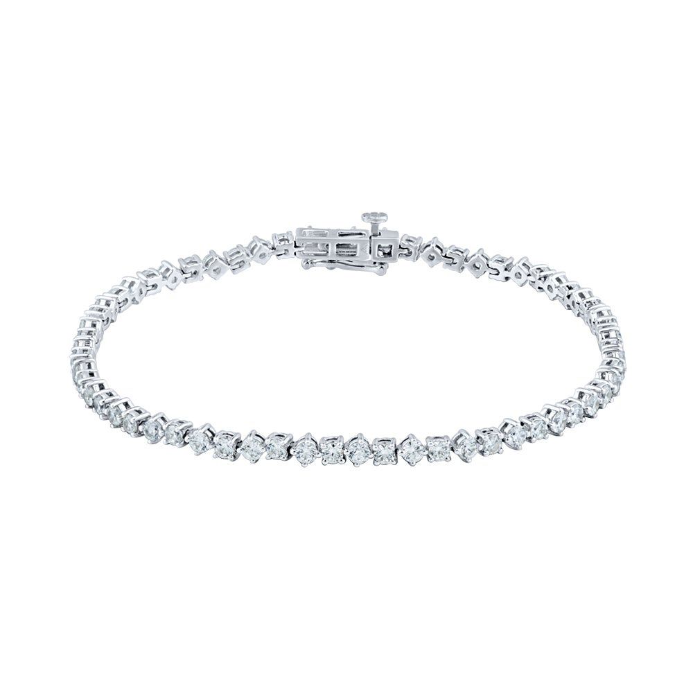 3 ct. tw. Lab Grown Diamond Tennis Bracelet in 14K White Gold