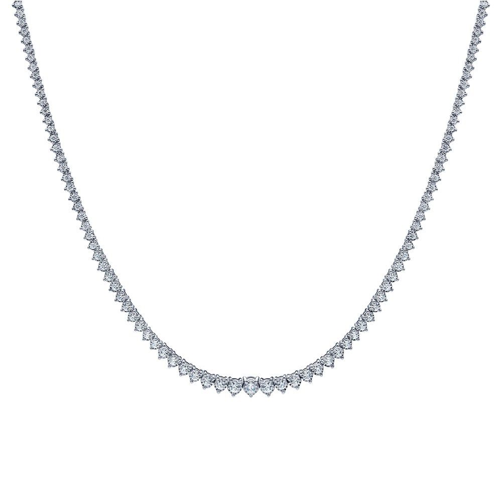 4 ct. tw. Diamond Necklace in 14K White Gold