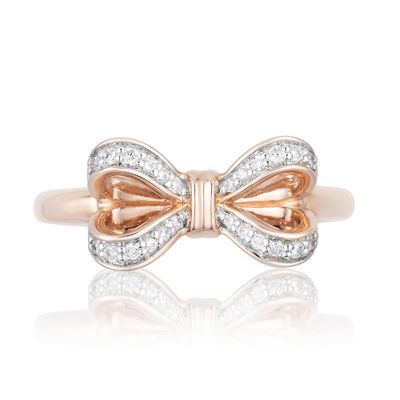 Enchanted Disney 1/10 ct. tw. Diamond Snow White Ring 10K Rose Gold