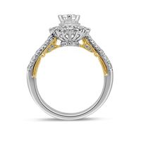Lucille Pear-Shaped Diamond Engagement Ring 14K White Gold (1 1/7 ct. tw.)
