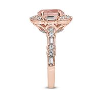 Blake Morganite & Diamond Engagement Ring 14K Rose Gold (3/4 ct. tw.)