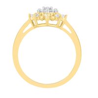 3/8 ct. tw. Diamond Ring 10K Yellow & White Gold