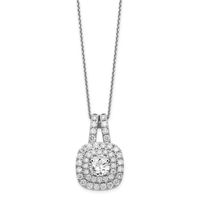 2 1/2 ct. tw. Lab Grown Diamond Pendant in 14K White Gold