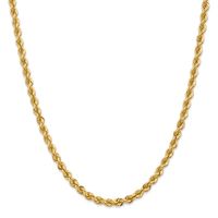 Men's Rope Chain in 14K Yellow Gold, 22"