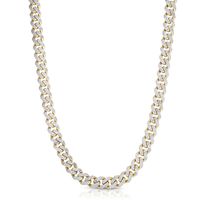 Men's 3 1/7 ct. tw. Diamond PavÃ© Curb Necklace in 10K Yellow Gold