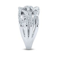 ct. tw. Lab Grown Diamond Band 14K White Gold