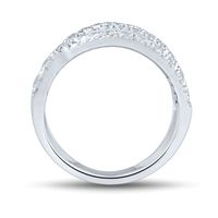 ct. tw. Lab Grown Diamond Ring 14K White Gold