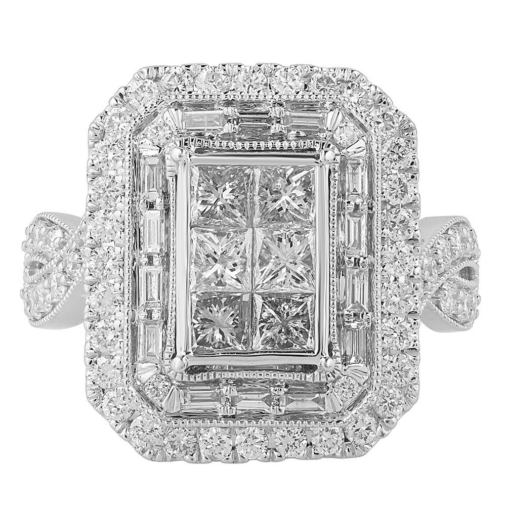 2 ct. tw. Diamond Ring 14K White Gold