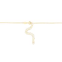 Crescent Moon Necklace in 14K Yellow Gold