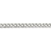 Curb Chain Necklace in Sterling Silver