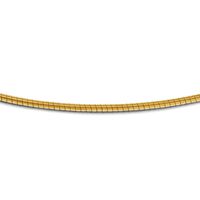 Omega Necklace in 14K Yellow Gold, 18"