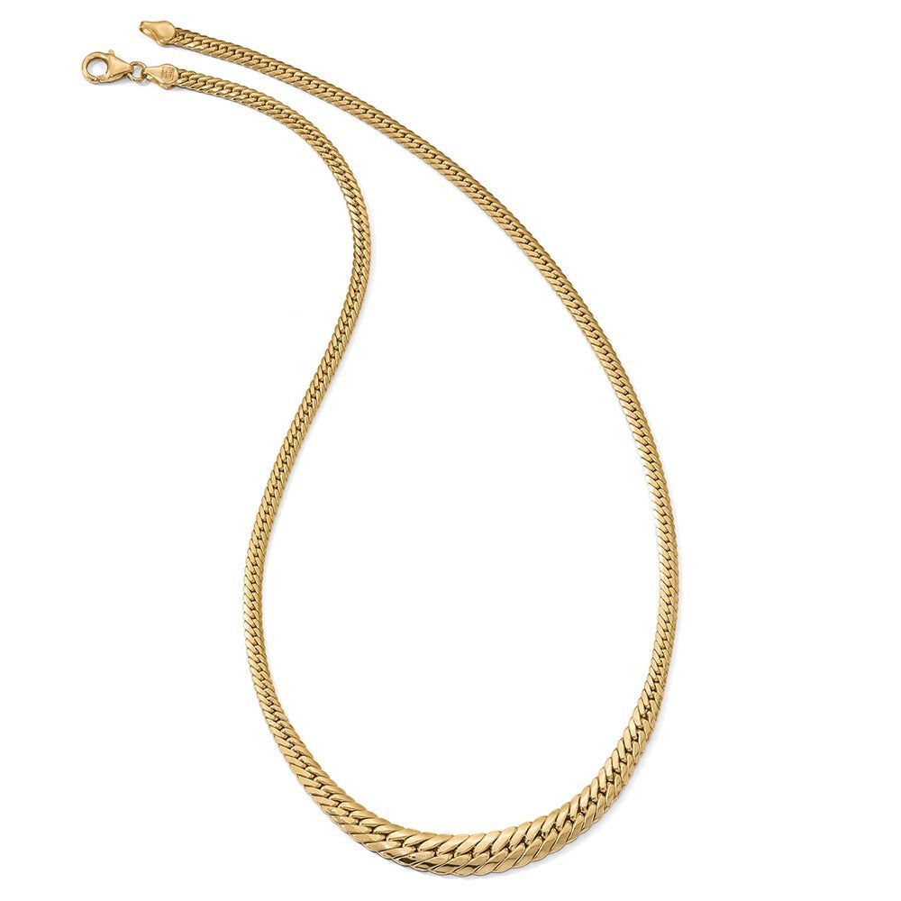 Polished Necklace in 14K Yellow Gold, 18"
