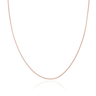 Franco Chain Necklace in 14K Rose Gold, 18"