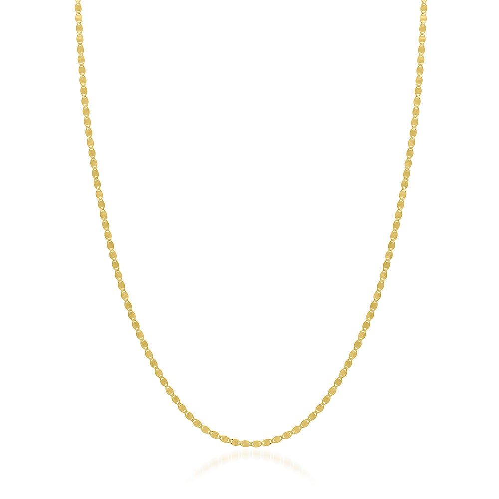 Valentino Chain Necklace in 14K Yellow Gold, 18"