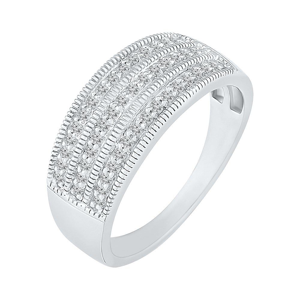 1/5 ct. tw. Diamond Band Sterling Silver