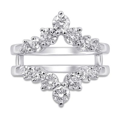 Lab Grown Diamond Contour Ring Enhancer 14K White Gold (1 1/2 ct. tw.)