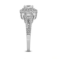 1 1/3 ct. tw. Diamond Three-Stone Engagement Ring 14K White Gold