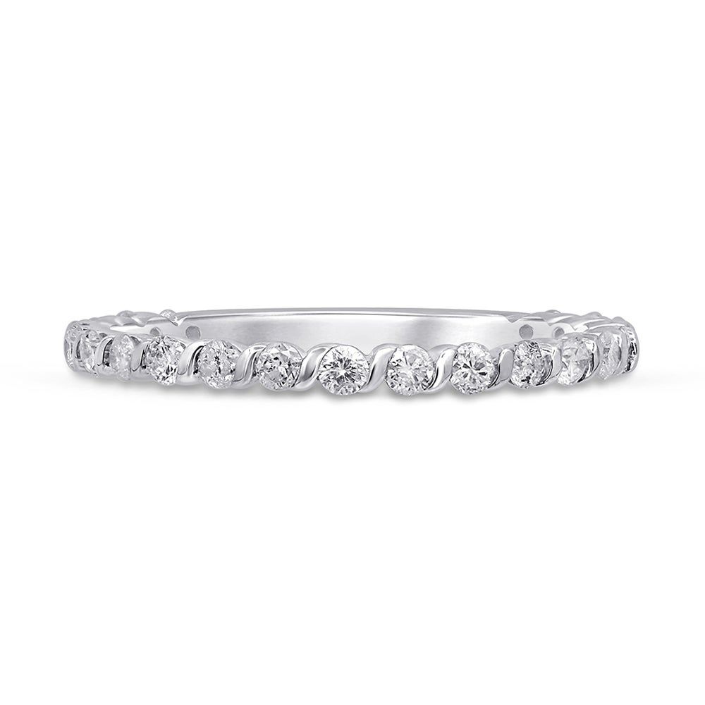 Diamond Eternity Anniversary Band 14K White Gold (1/2 ct. tw.)