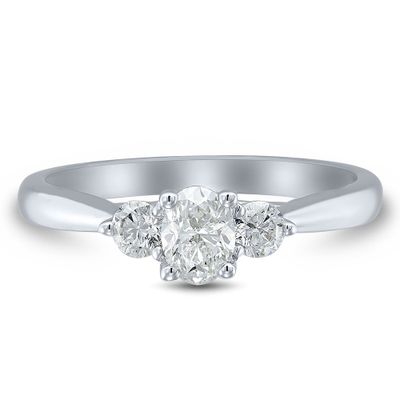 5/8 ct. tw. Diamond Ring in 14K White Gold