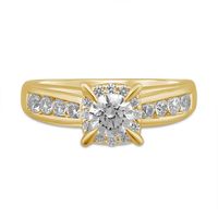 1 ct. tw. Diamond Engagement Ring 14K Yellow Gold