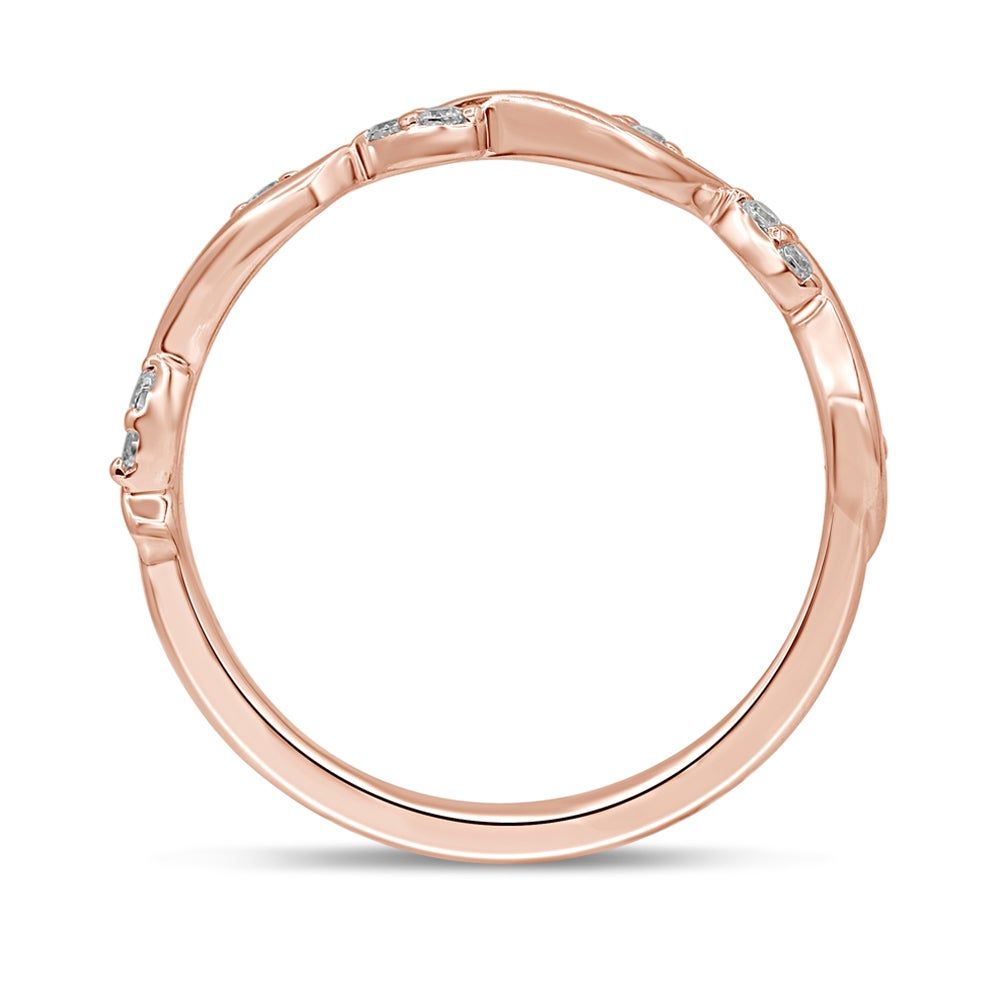 1/ ct. tw. Diamond Band 10K Rose Gold