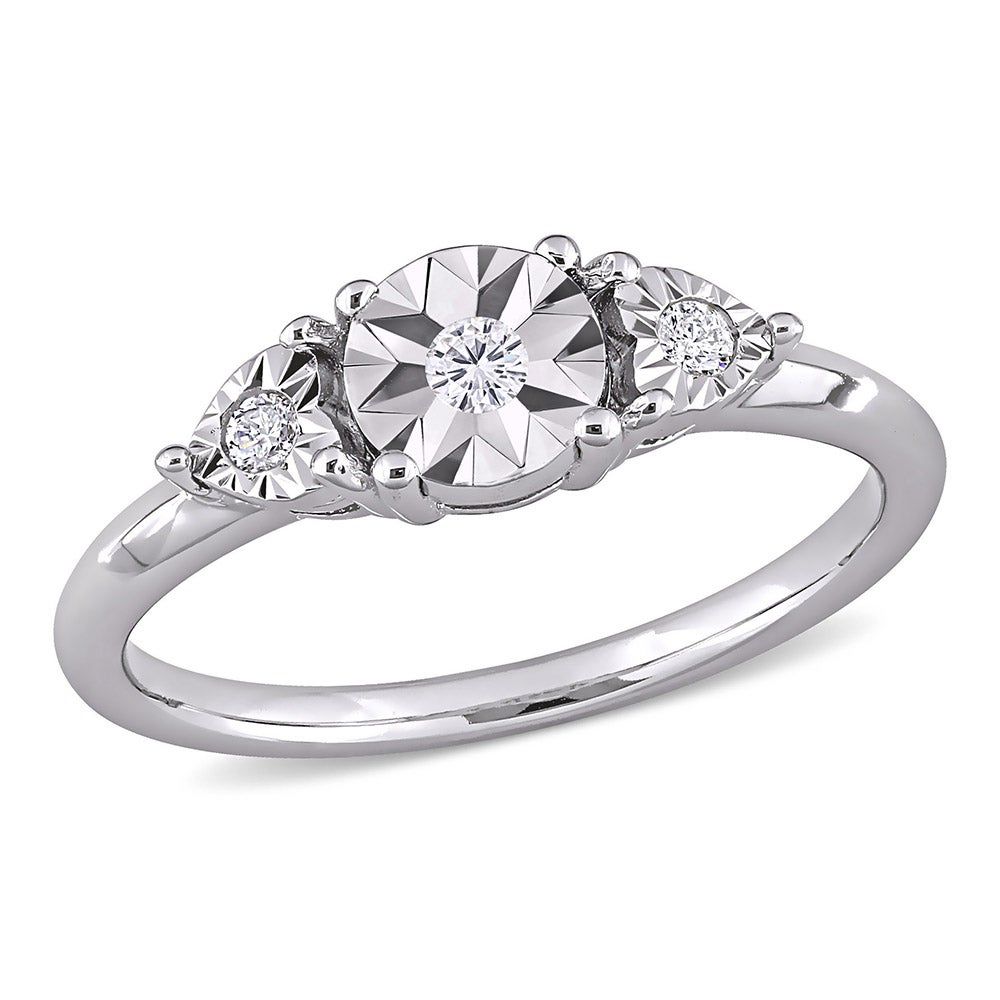 1/ ct. tw. Diamond Promise Ring Sterling Silver