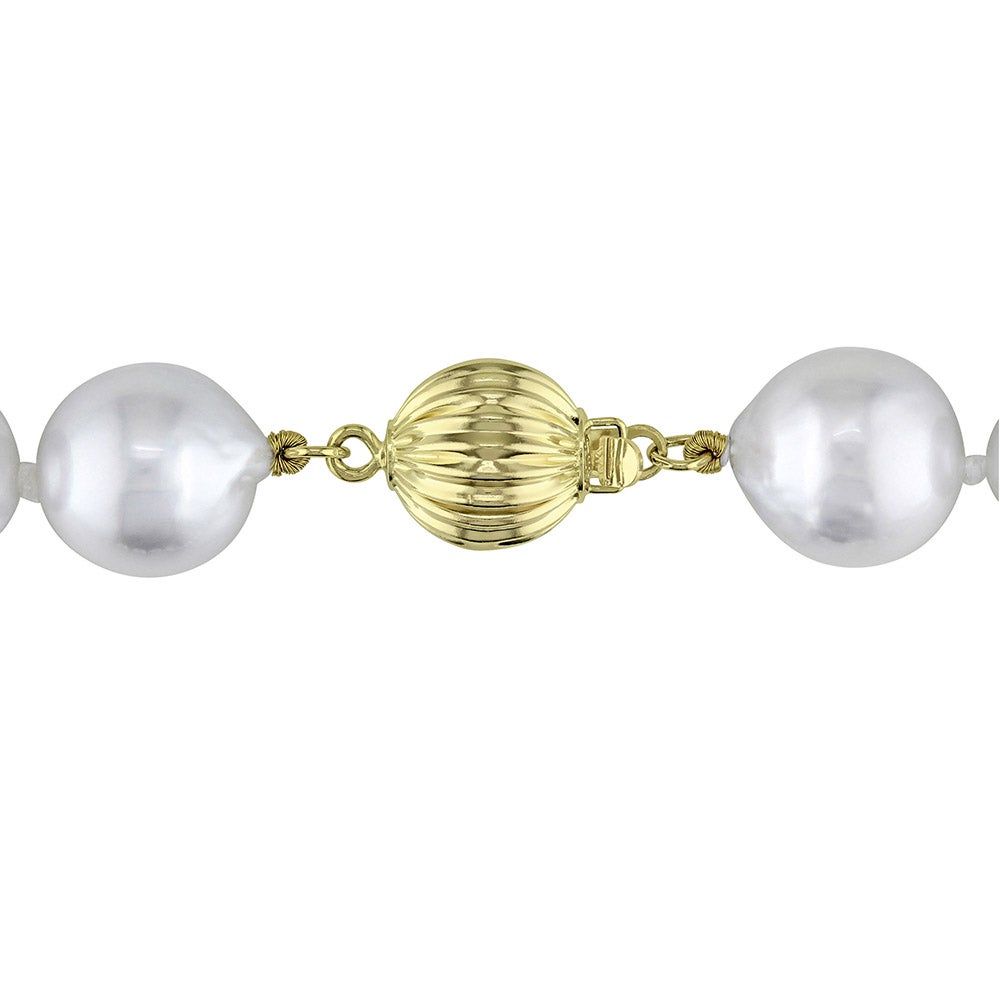 South Sea Pearl Necklace in 14K Yellow Gold