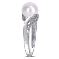 Freshwater Cultured Pearl Ring 10K White Gold