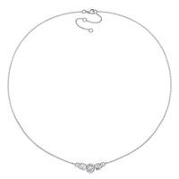 1/7 ct. tw. Diamond Necklace in Sterling Silver