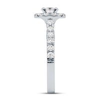 Eden Oval Lab Grown Diamond Engagement Ring Platinum (1 1/4 ct. tw.)