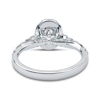 Eden Oval Lab Grown Diamond Engagement Ring Platinum (1 1/4 ct. tw.)