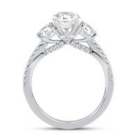 Aspen Round Lab Grown Diamond Engagement Ring Platinum (1 3/4 ct. tw.)