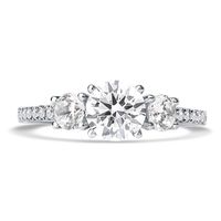 Aspen Round Lab Grown Diamond Engagement Ring Platinum (1 3/4 ct. tw.)