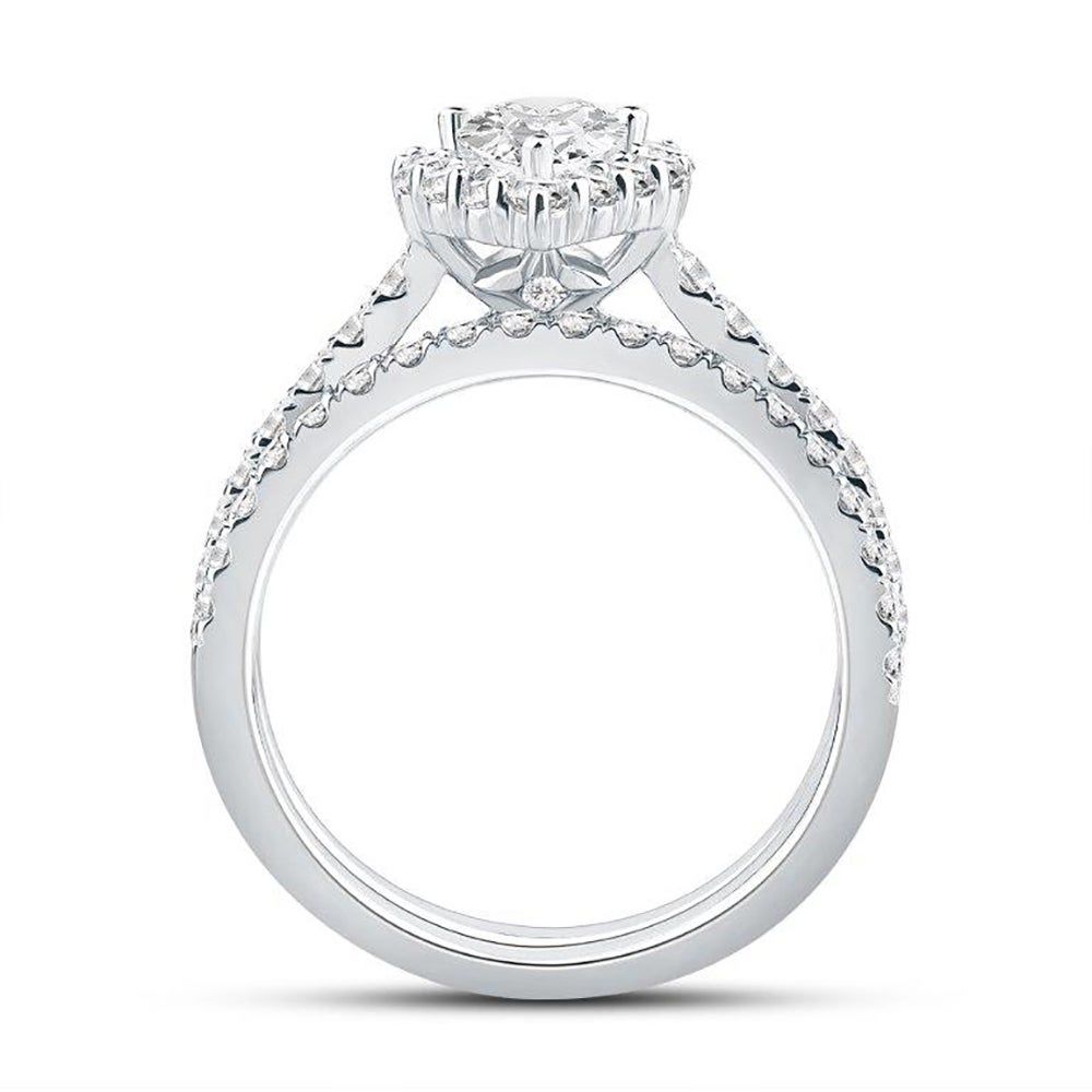 Joy Pear-Shaped Lab Grown Diamond Bridal Set Platinum (1 3/4 ct. tw.)