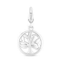 Family Tree Charm in Sterling Silver