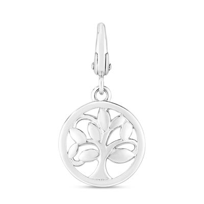 Family Tree Charm in Sterling Silver