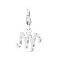 Letter Charm in Sterling Silver