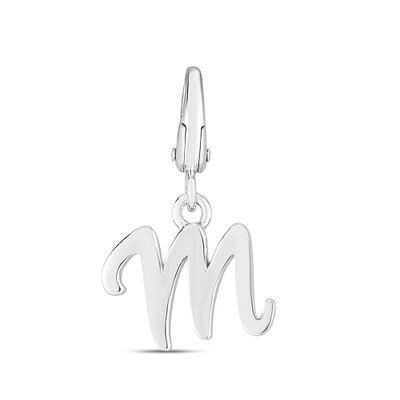 Letter Charm in Sterling Silver