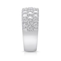 Wide Diamond Anniversary Band 14K White Gold (1 ct. tw