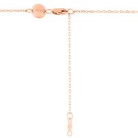 Cushion-Cut Morganite & Diamond Pendant with Tourmaline Accent in 14K Rose Gold (1/7 ct. tw.)