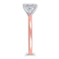 Lab Grown Diamond Princess-Cut Solitaire Engagement Ring 14K Rose Gold (1 1/2 ct.)