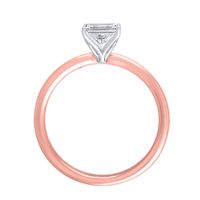 Lab Grown Diamond Princess-Cut Solitaire Engagement Ring 14K Rose Gold (3/4 ct.)