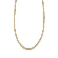 Menâs Diamond Tennis Necklace in 10K Yellow Gold, 24" (2 ct. tw.)
