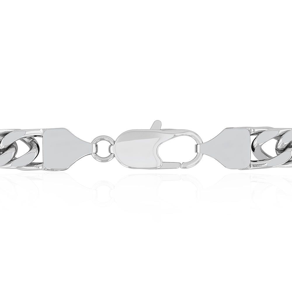 Menâs Curb Chain in Stainless Steel, 8.5mm, 24"