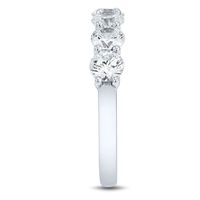Lab Grown Diamond Anniversary Band with Seven Stones 14K White Gold (2 ct. tw.)