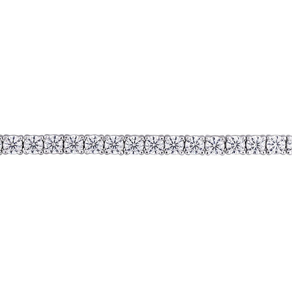 Moissanite Tennis Bracelet in Sterling Silver (5 5/8 ct. tw.)