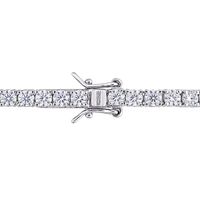 Moissanite Tennis Bracelet in Sterling Silver (5 5/8 ct. tw.)