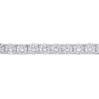 Moissanite Tennis Bracelet in Sterling Silver (9 1/2 ct. tw.)