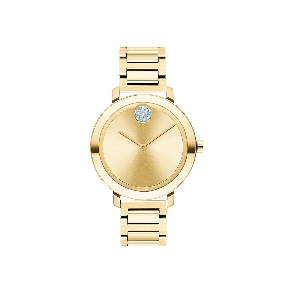 Evolution in Yellow Gold-Tone Ion-Plated Stainless Steel, 34mm
