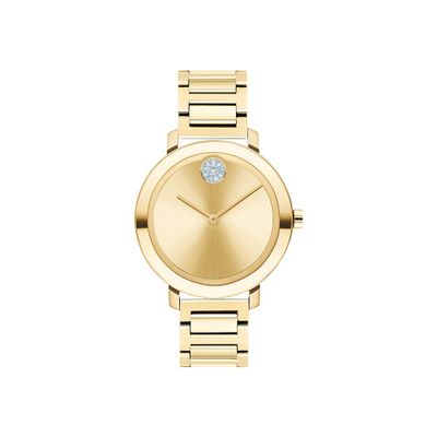 Evolution in Yellow Gold-Tone Ion-Plated Stainless Steel, 34mm
